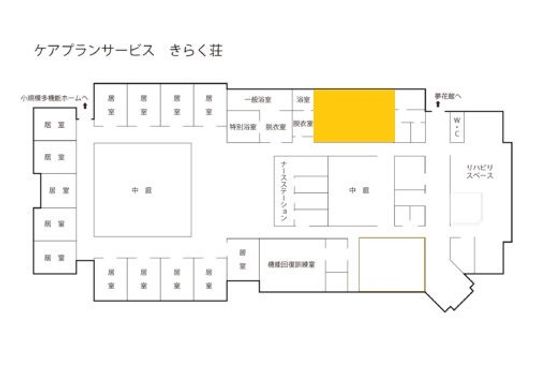 施設の配置図