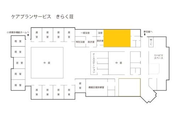 施設の配置図