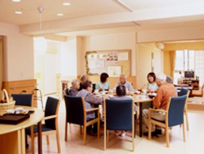和やかな食堂の様子