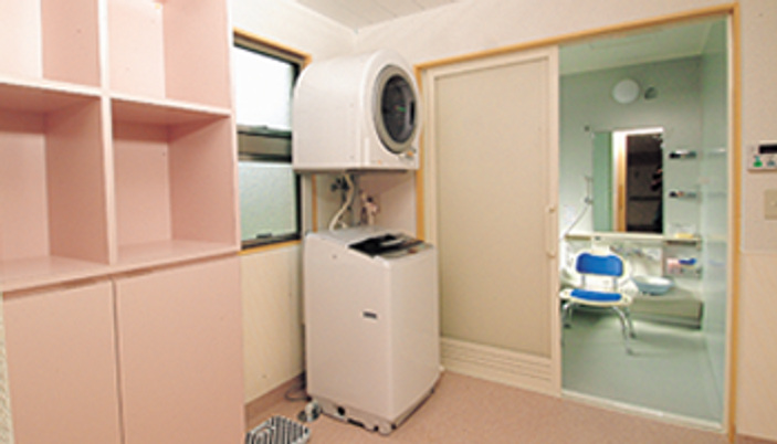 きれいな洗濯機の部屋