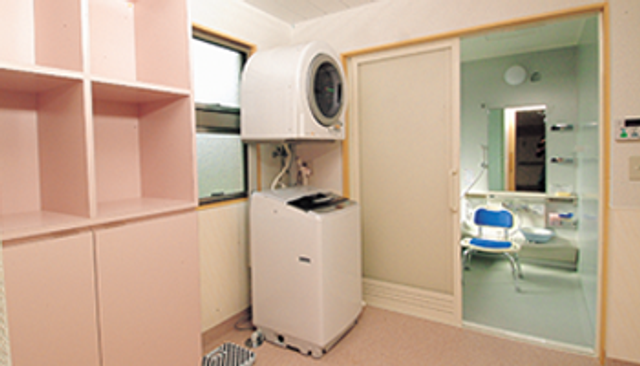 きれいな洗濯機の部屋