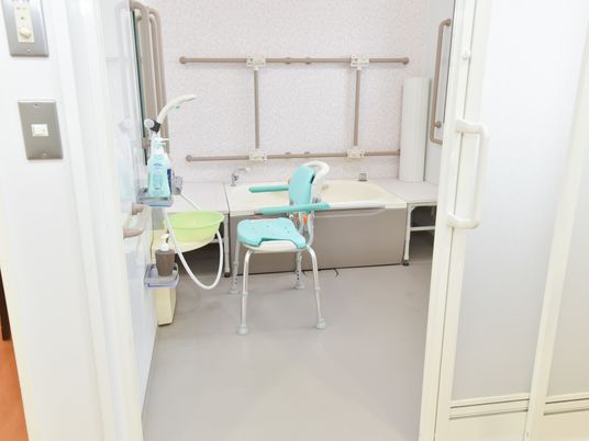 福祉用具の整った洗面台