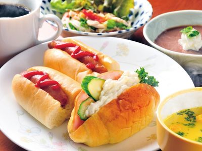 栄養満点の料理提供