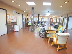 明るい共有スペース