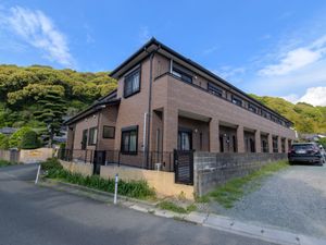 緑豊かな外観