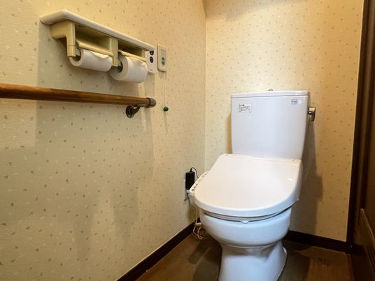 ゆとりのあるトイレ