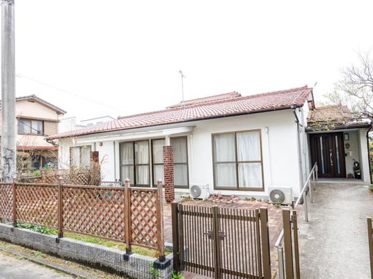 木造平屋の外観  