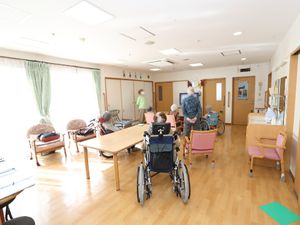 利用者が過ごすリビング