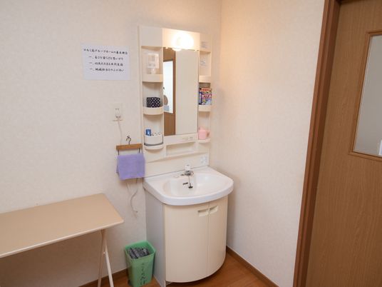整った洗面台の様子