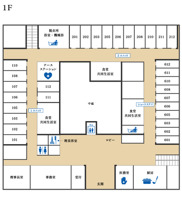 １階フロアマップ