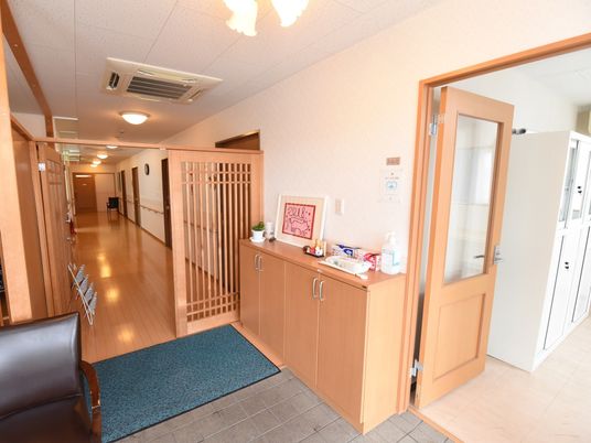 清潔感のある廊下の様子