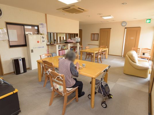 和やかな休憩室の様子