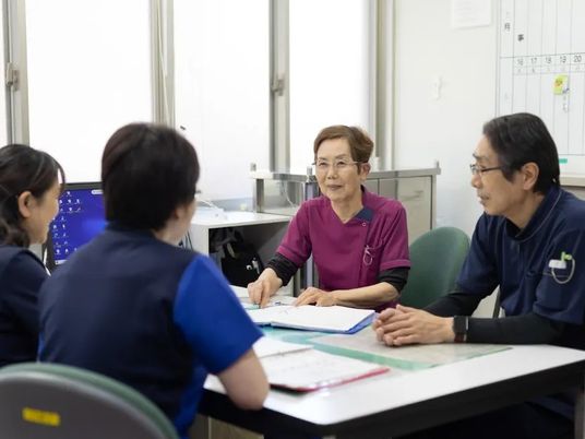 利用者と職員の面談室  