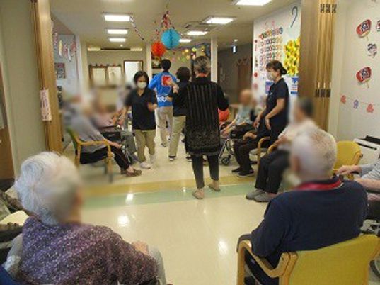 交流のある廊下