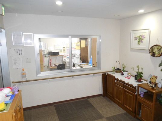 受付窓口の光景