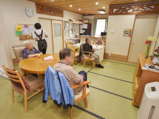 共有スペースで和気藹々