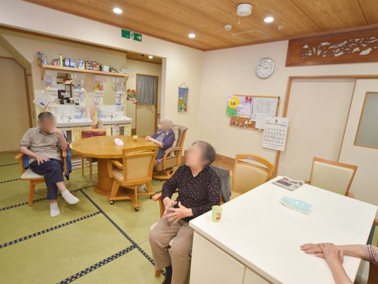 共有スペースでのひととき