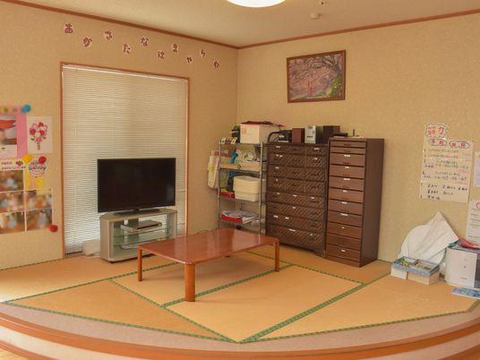 暖かい雰囲気のリビング