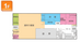 施設の1階案内図