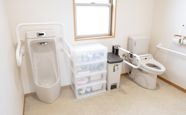 清潔で明るいトイレ