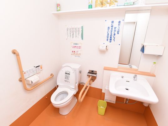 手すり付きトイレ設備