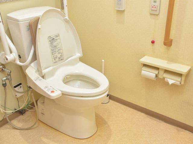 バリアフリーの快適トイレ