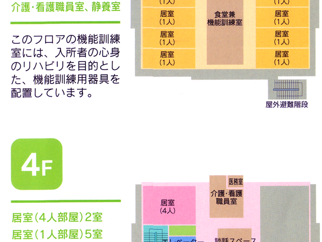 中庭の案内図 中庭 ゆったりした中庭が配されており、散策やリラックスに適した空間となっています。