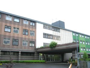 緑豊かな外観