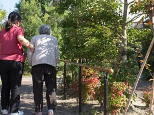 緑豊かな庭園