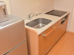 清潔なキッチン一角