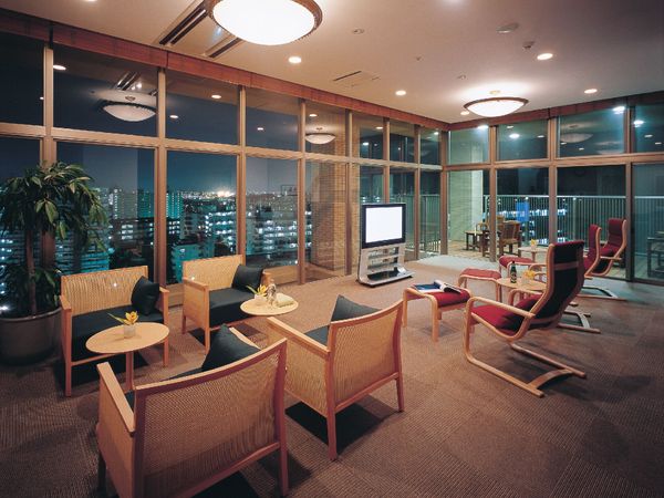 夜景が見える快適な部屋