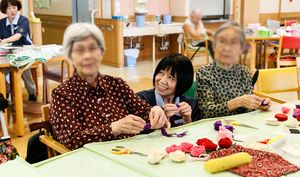 楽しく手芸をする部屋