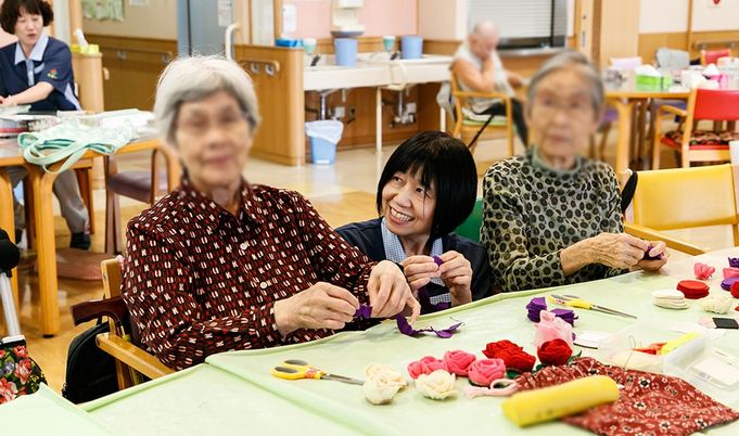 楽しく手芸をする部屋