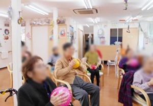運動を楽しむ様子