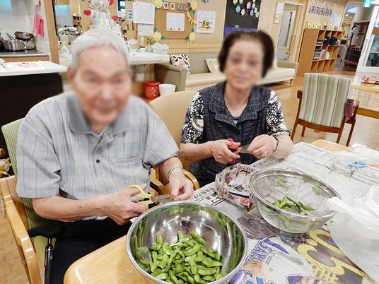 広々とした食堂