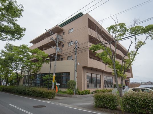 緑豊かな外観の建物