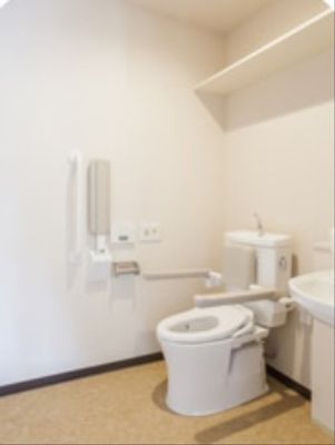 清潔なトイレ設備