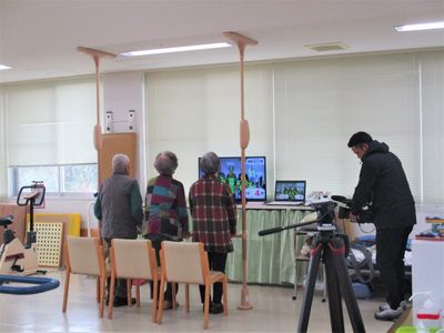 窓辺の機能訓練室