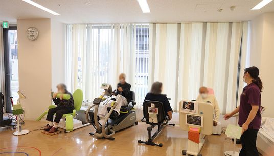 運動器具のある部屋