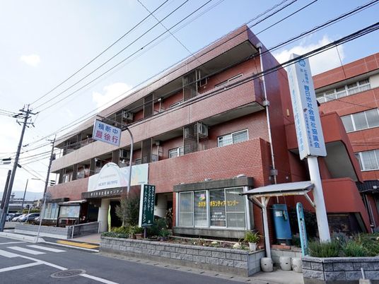 赤レンガの外観  