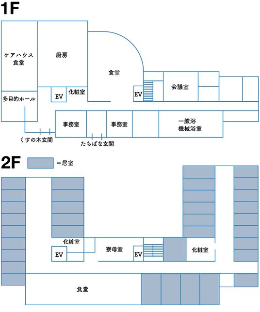 施設全体の間取り図