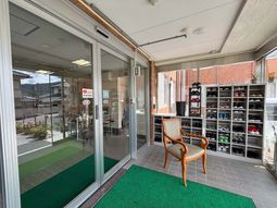 明るいエントランス