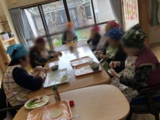 交流の様子を見せる部屋