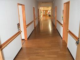 温もりある廊下
