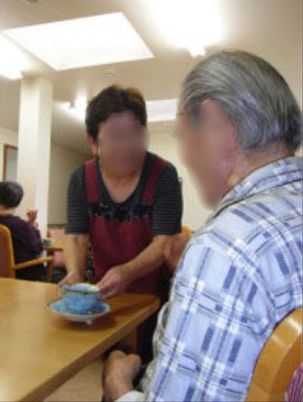 利用者とスタッフの交流