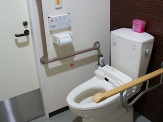 手すり付きトイレ
