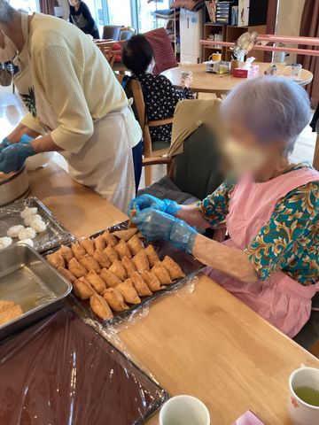 料理を楽しむ共有スペース