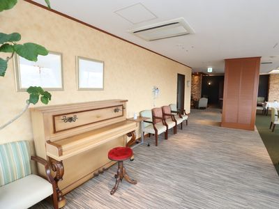 暖かみのある応接エリア