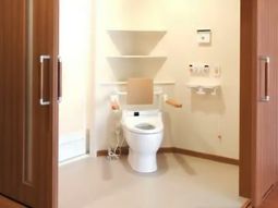 清潔なトイレの一角