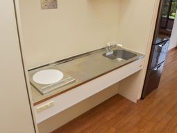 清潔なキッチン一角